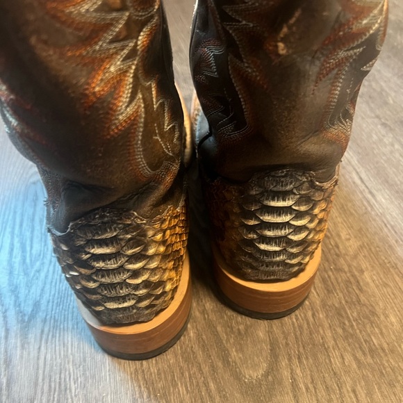 CODY JAMES MEN'S PYTHON EXOTIC WESTERN COWBOY BOOTS STYLE ASR21-21 SZ 11D - Picture 5 of 11